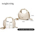 GELANNI – Veneta Bag for Women & Girls, Premium PU Handbag, Comes with Adjustable & Detachable Gold Chain, An Ideal Gift for Female -Off White